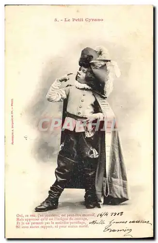 Cartes postales Fantaisie Enfant Le petit Cyrano