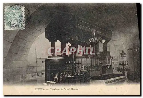 Cartes postales Tours Tombeau de Saint Martin