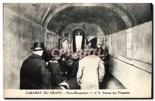 Ansichtskarte AK Paris Cabaret du Neant Montmartre Caveau des Trepasses