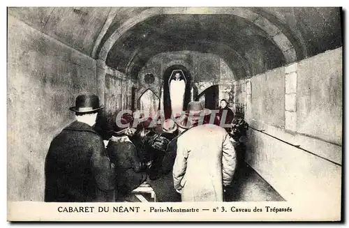 Cartes postales Paris Cabaret du Neant Montmartre Caveau des Trepasses