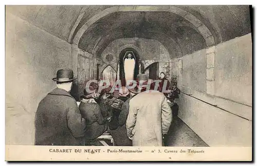 Ansichtskarte AK Paris Cabaret du Neant Montmartre Caveau des Trepasses