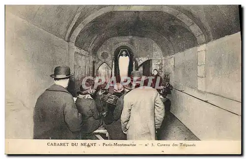 Cartes postales Paris Cabaret du Neant Montmartre Caveau des Trepasses
