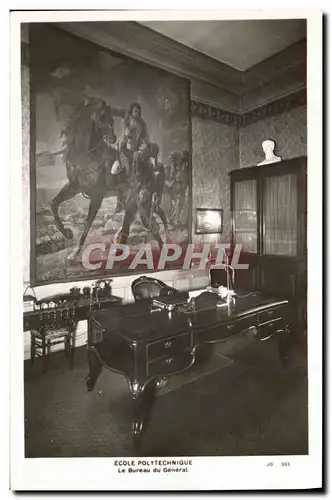 Cartes postales Militaria Ecole polytechnique le bureau du General