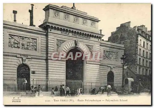 Cartes postales Militaria Ecole polytechnique Paris 5eme