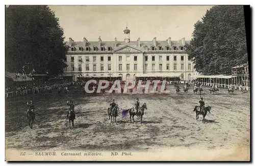 Cartes postales Militaria Ecole Saumur Carrousel militaire