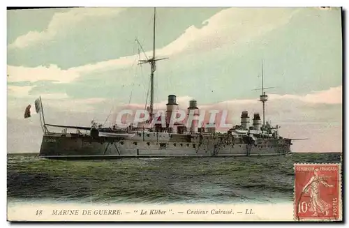 Cartes postales Bateau Le Kleber Croiseur Cuirasse