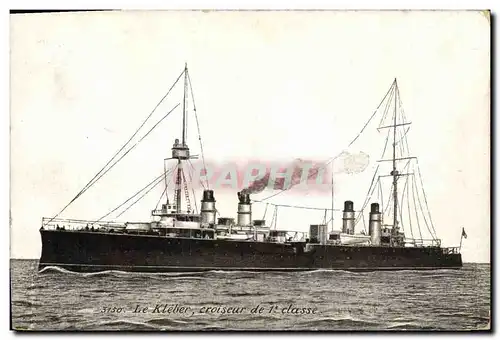 Cartes postales Bateau Le Kleber Croiseur de 1ere classe