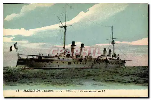 Cartes postales Bateau Le Kleber Croiseur Cuirasse