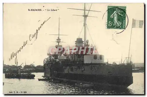 Cartes postales Bateau St Nazaire La Liberte