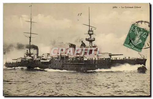 Cartes postales Bateau Le cuirasse Liberte