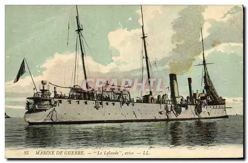 Cartes postales Bateau La Lalande Aviso