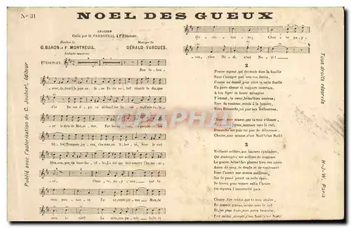 Cartes postales Noel des Gueux Baron Mortreuil Gerald Vargues