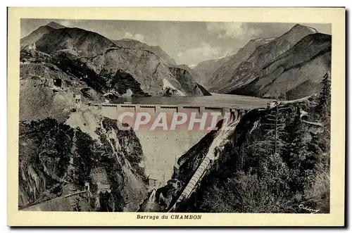 Ansichtskarte AK Electricite Barrage du Chambon