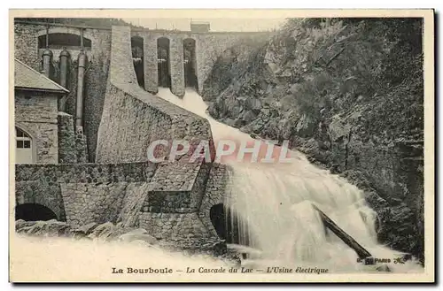 Ansichtskarte AK Electricite La Bourboule La cascade du lac L&#39usine electrique