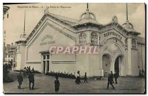 Cartes postales Electricite Exposition de Nancy Le palais de l&#39electricite