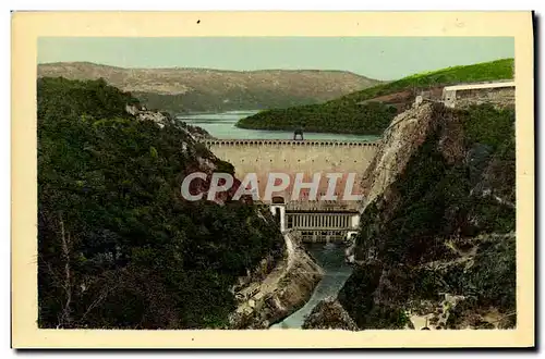 Cartes postales Electricite Le barrage de Sarrans