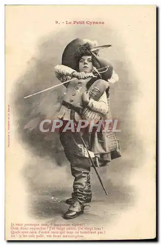 Cartes postales Fantaisie Enfant Le Petit Cyrano