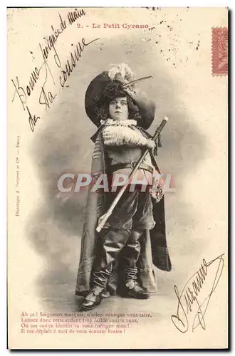 Cartes postales Fantaisie Enfant Le Petit Cyrano