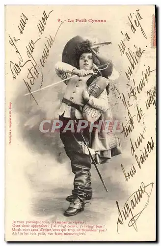 Ansichtskarte AK Fantaisie Enfant Le Petit Cyrano