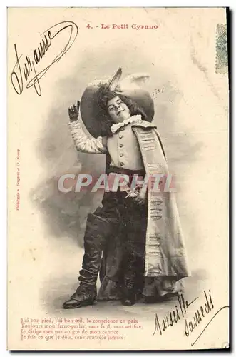 Ansichtskarte AK Fantaisie Enfant Le Petit Cyrano