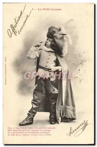 Cartes postales Fantaisie Enfant Le Petit Cyrano