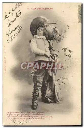 Cartes postales Fantaisie Enfant Le Petit Cyrano