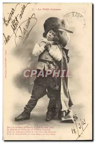 Cartes postales Fantaisie Enfant Le Petit Cyrano