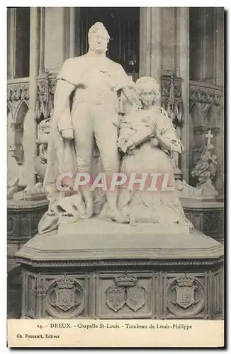 Cartes postales Dreux Chapelle Saint Louis Tombeau de Louis Philippe