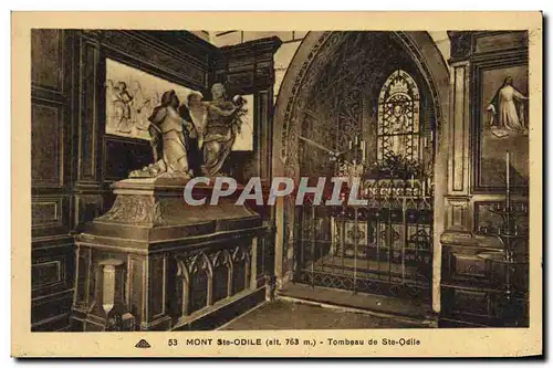 Cartes postales Mont St Odile Tombeau de Ste Odile