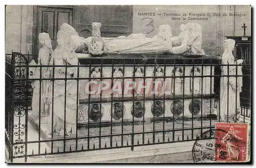 Cartes postales Nantes Tombeau de Francois II Duc de Bretagne dans la cathedrale