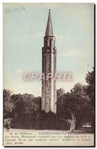 Ansichtskarte AK Ile d&#39Oleron St pierre La lanterne des morts