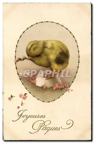 Cartes postales Poussin Paques