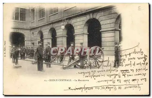 Cartes postales Ecole Centrale La manoeuvre