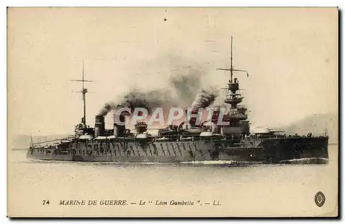 Ansichtskarte AK Bateau Le Leon Gambetta