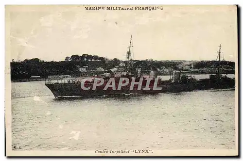 Cartes postales Bateau Contre torpilleur Lynx