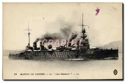 Cartes postales Bateau Le Leon Gambetta