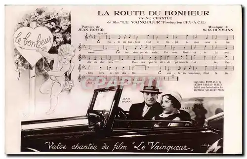 Cartes postales La Route du Bonheur Jean Boyer Heymann Film le Vainqueur