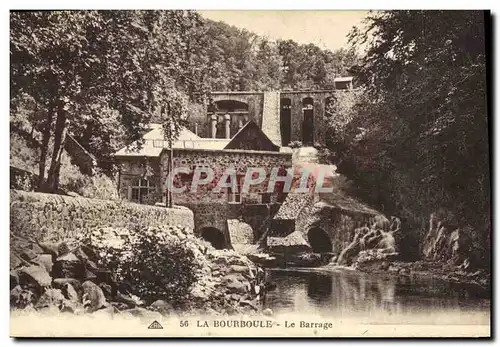 Cartes postales Electricite La Bourboule Le barrage