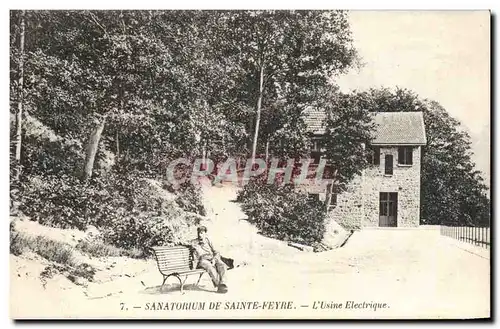 Ansichtskarte AK Electricite Sanatorium de Sainte Feyre L&#39usine electrique