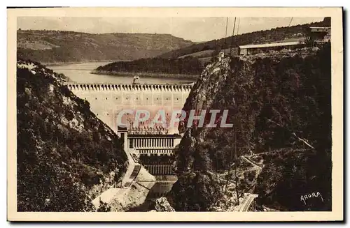 Cartes postales Electricite Vallee de la Truyere La barrage de Sarrans