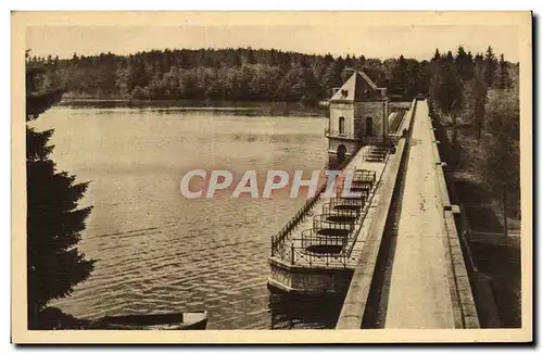 Cartes postales Electricite En Morvan Les Settons La digue