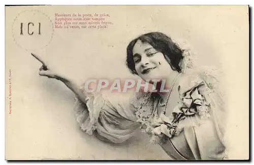 Cartes postales Fantaisie Femme