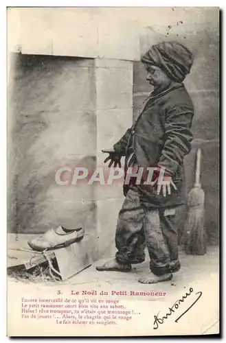 Cartes postales Fantaisie Enfant Le Noel du Petit Ramoneur