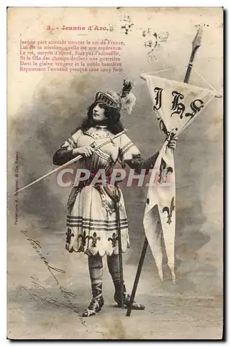 Cartes postales Fantaisie Jeanne d&#39Arc