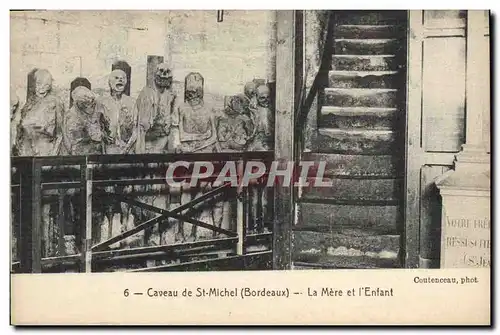 Cartes postales Caveau de St Michel Bordeaux La mere et l&#39enfant