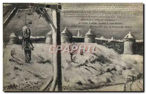 Cartes postales Domfront Ville de malheur Pendu