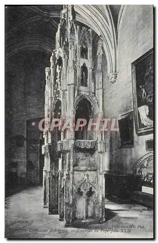 Ansichtskarte AK Cathedrale d&#39Avignon Tombeau du Pape Jean XXII