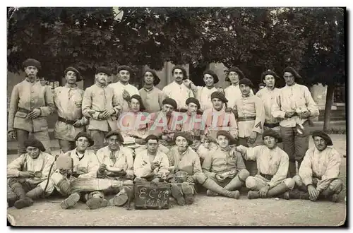 CARTE PHOTO Briancon 1924 Militaria Chasseurs alpins