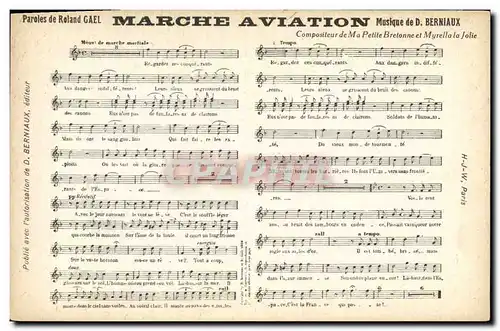 Cartes postales Marche Aviation Berniaux Roland Gael