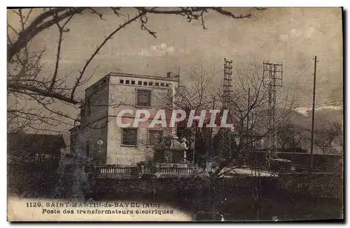 Cartes postales Saint Martin de Bavel Poste de transformateurs electriques Electricite